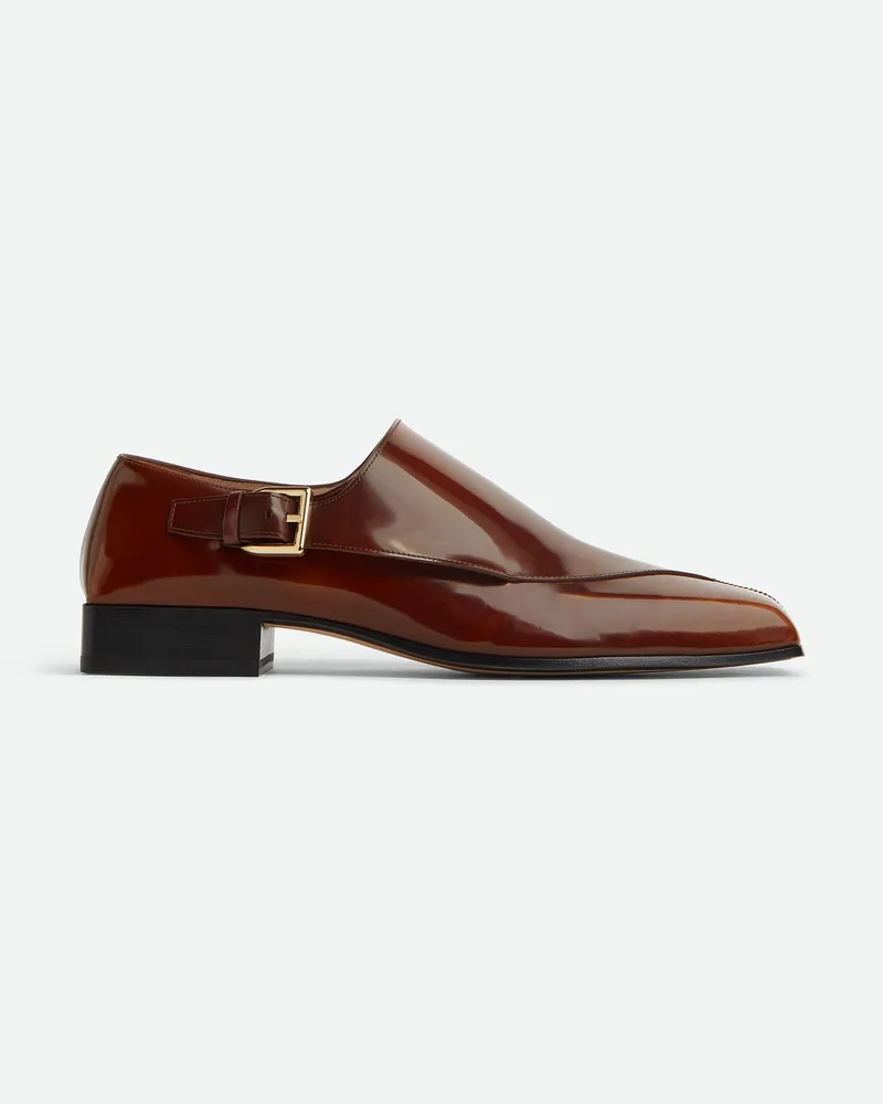 Bottega Veneta Jim Monkstraps Caramel