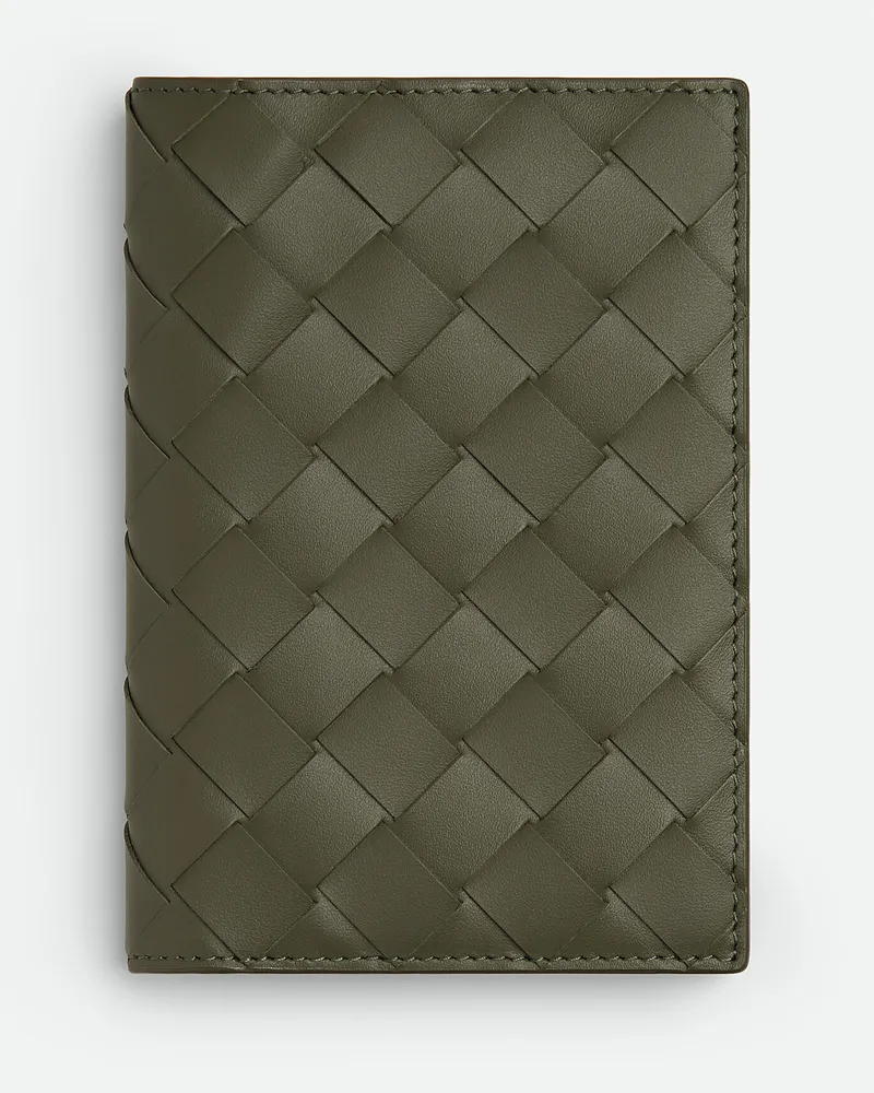 Bottega Veneta Intrecciato Reisepassetui Crocodile