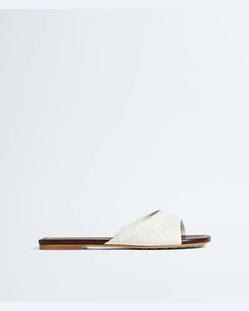 Bottega Veneta Flache Livia Mules-Weiss - Damen Weiss