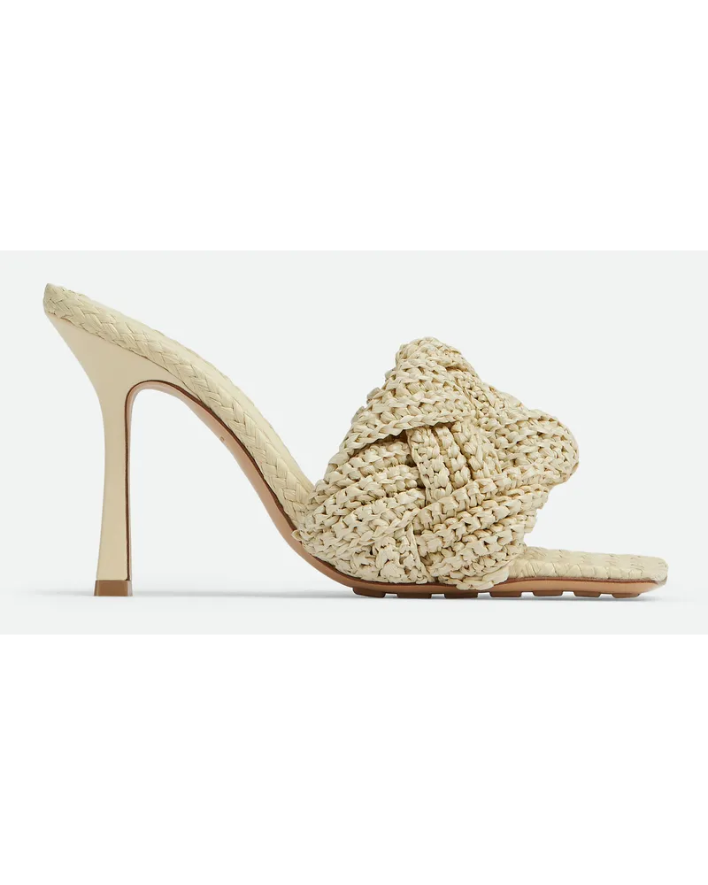 Bottega Veneta Lido Mules White