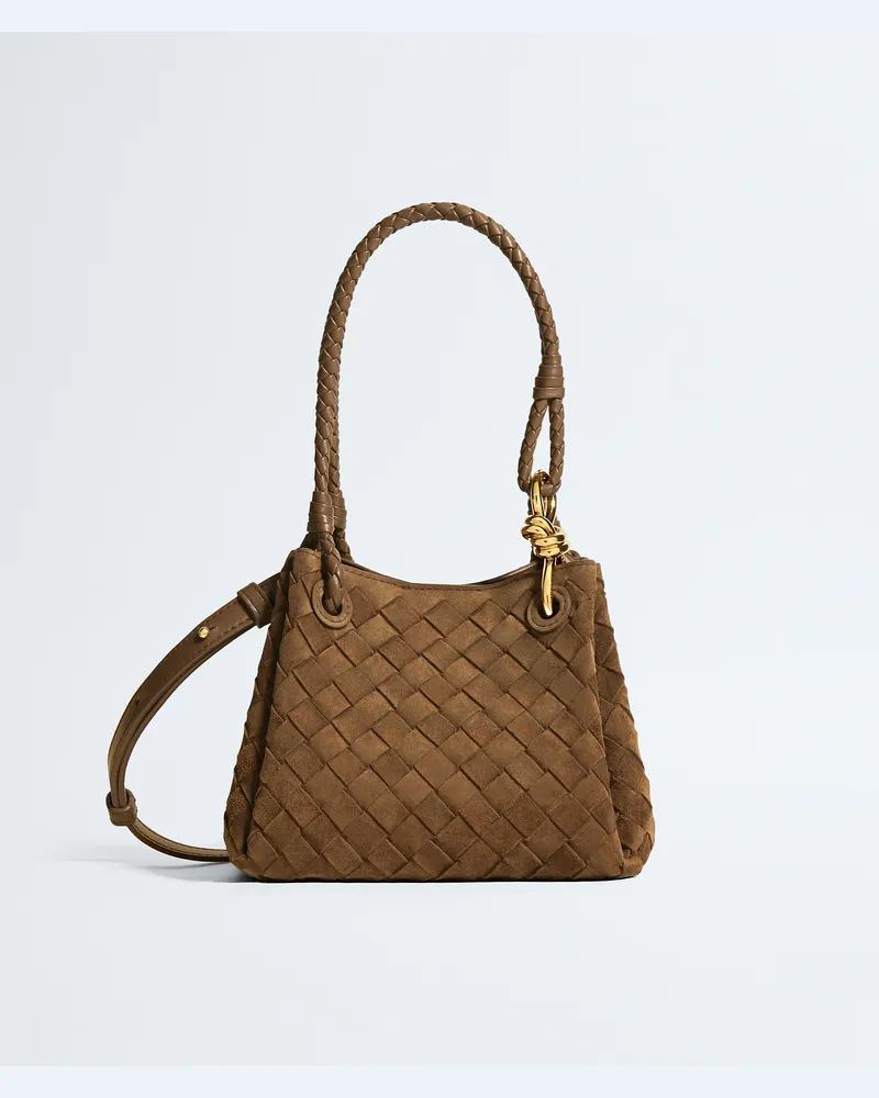 Bottega Veneta Kleine Parachute-Braun - Damen Braun