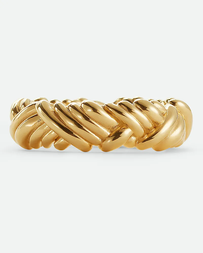 Bottega Veneta Intreccio Ring - Gold - Damen Gold