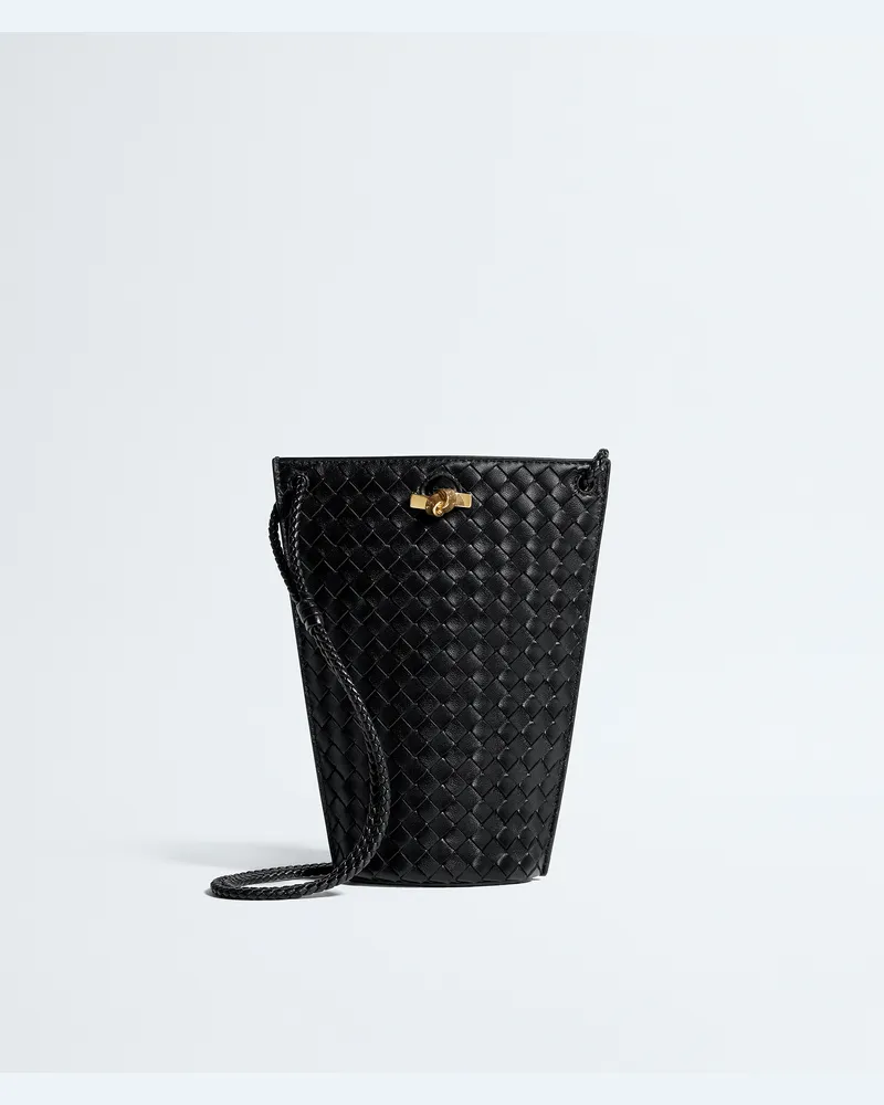 Bottega Veneta Bacio Handytasche-Schwarz - Damen Schwarz