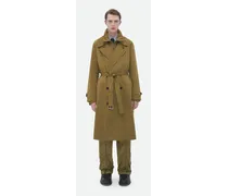 Verstaubarer Trenchcoat Aus Nylon