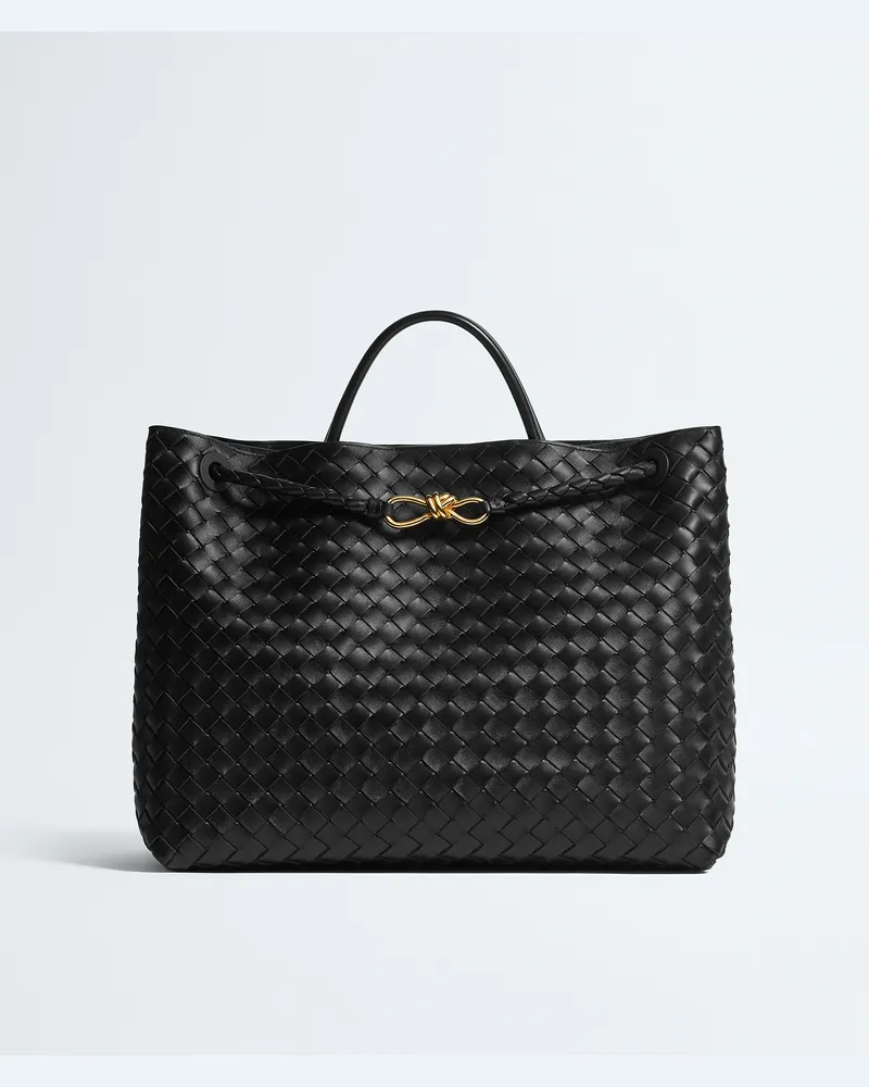 Bottega Veneta Große Andiamo-Schwarz - Damen Schwarz