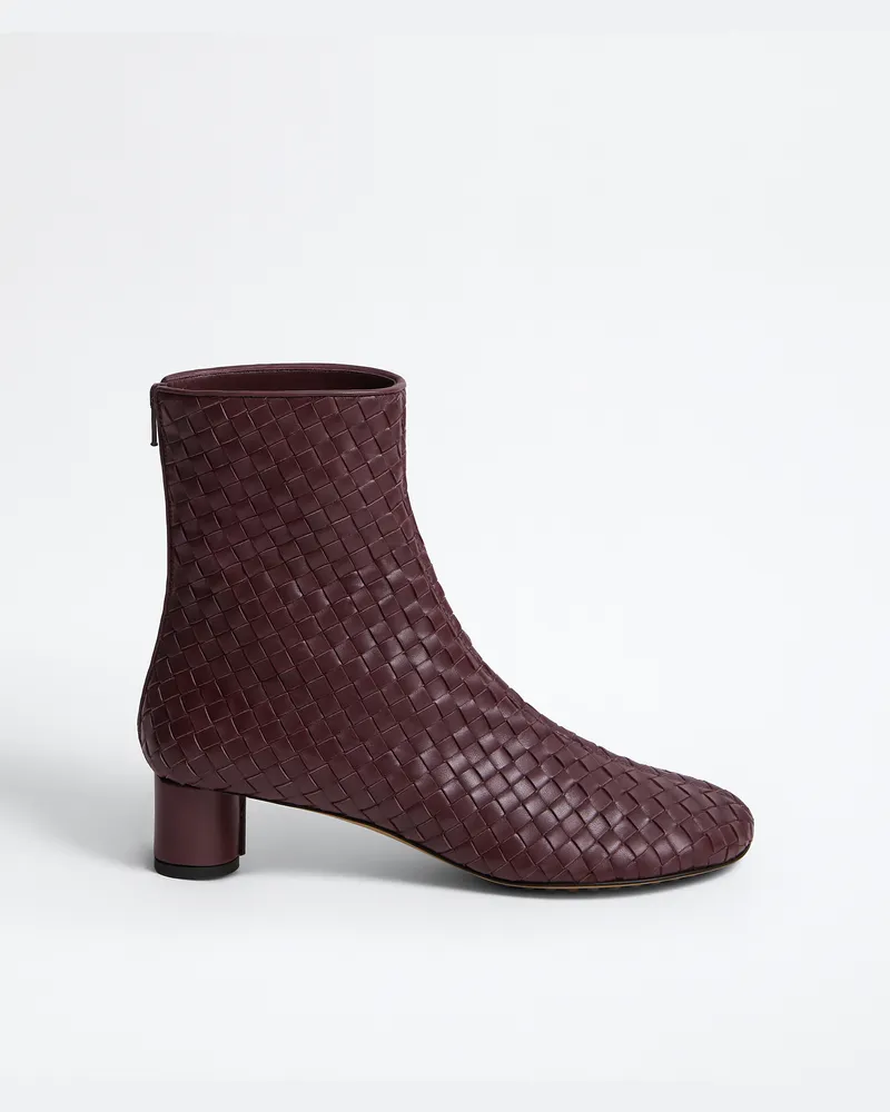 Bottega Veneta Cherry Stiefeletten-Bordeaux - Damen Bordeaux