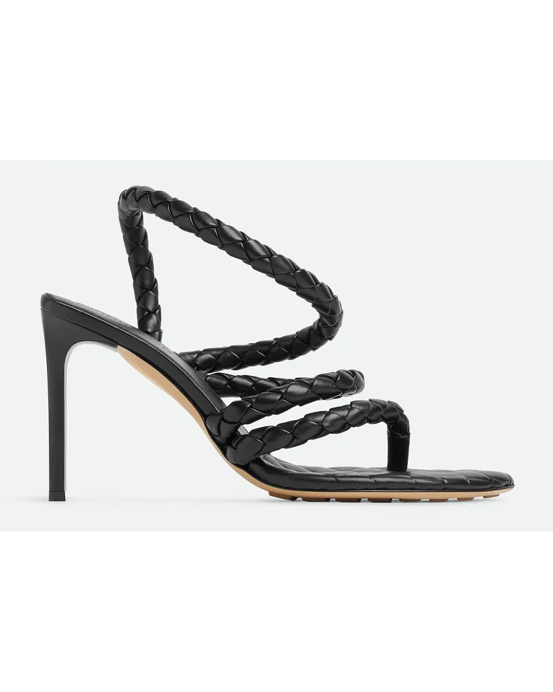 Bottega Veneta Leaf Sandalen Black