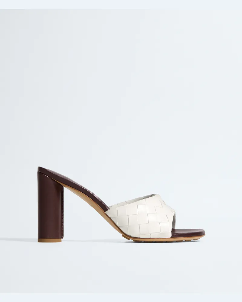 Bottega Veneta Livia Mules-Weiss - Damen Weiss