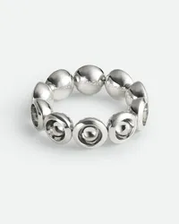 Bottega Veneta Concave Ring Silver