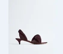 Grace Slingback-Sandalen-Bordeaux - Damen