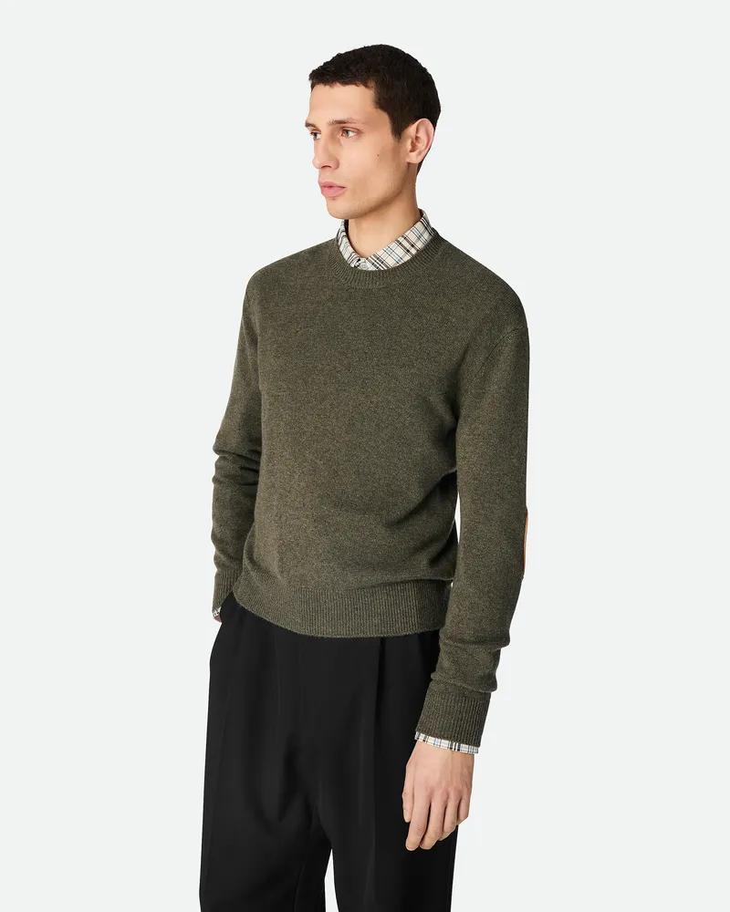 Bottega Veneta Kaschmirpullover - Grün - Herren Kaschmir, Polyamid & Elasthan Grün