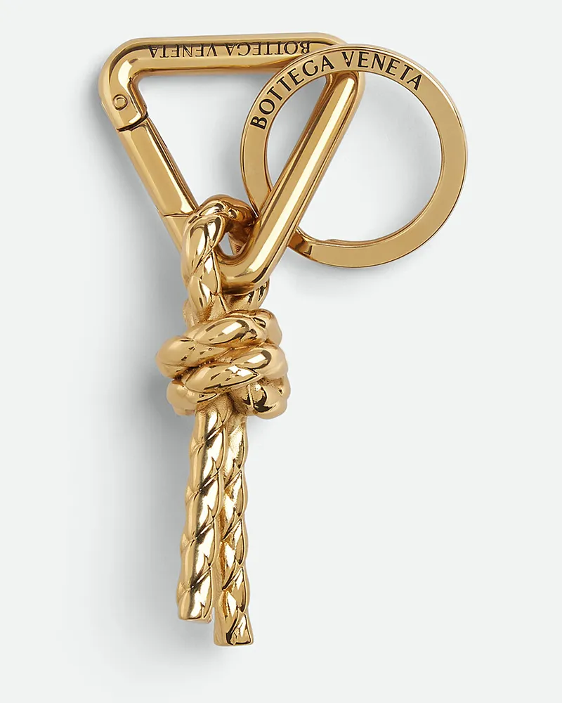 Bottega Veneta Knot Key Ring As Metall Muse