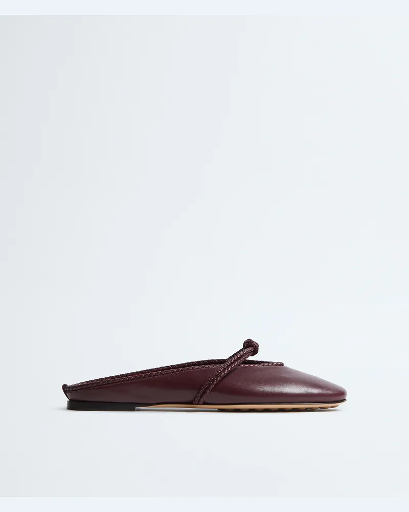 Bottega Veneta Rosa Mary-jane-ballerinas - Bordeaux - Damen 100 % Lammleder Bordeaux