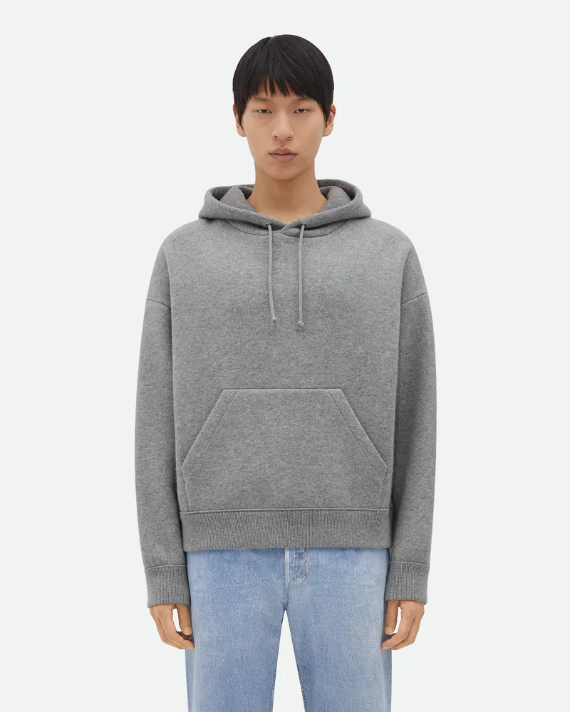 Bottega Veneta Kapuzenpullover Aus Kaschmir-Grau - Herren Grau