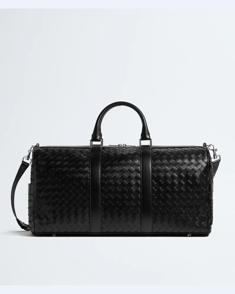 Bottega Veneta Intrecciato Duffle - Schwarz - Herren - 100 % Kalbsleder Schwarz