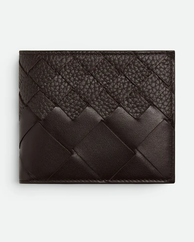 Bottega Veneta Intrecciato Bi-fold Portemonnaie Mit Münzfach Fondant