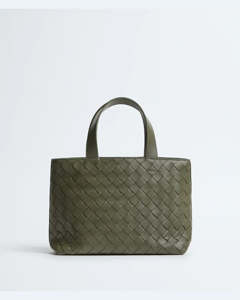 Bottega Veneta Mini Intrecciato Tote Mit Zip - Grün - Herren Grün