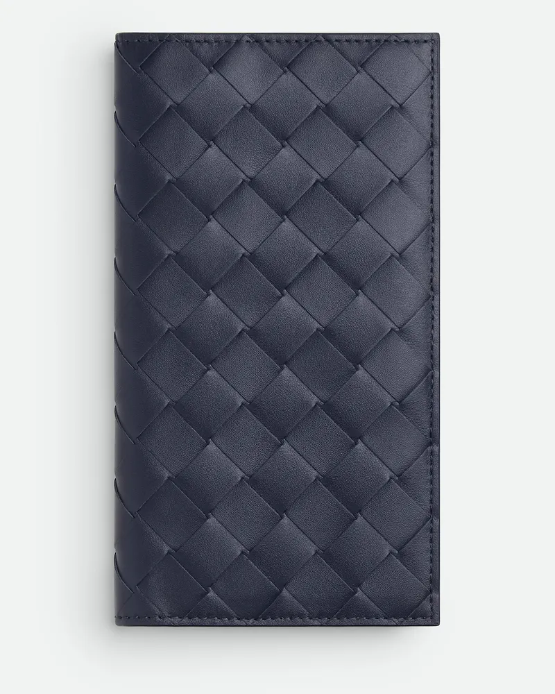Bottega Veneta Langes Intrecciato Portemonnaie Abyss