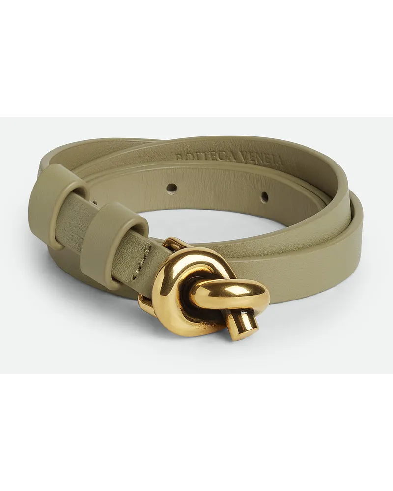 Bottega Veneta Kleiner Knot Gürtel Travertine
