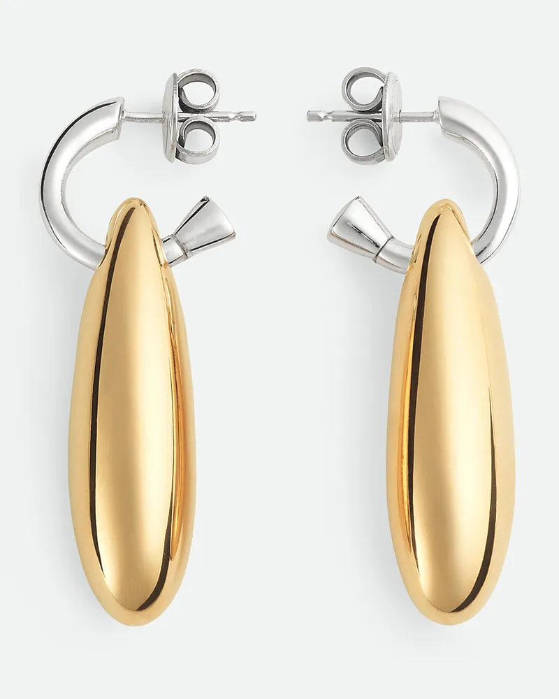 Bottega Veneta Kleine Ellipse Ohrringe - Gold - Damen Gold