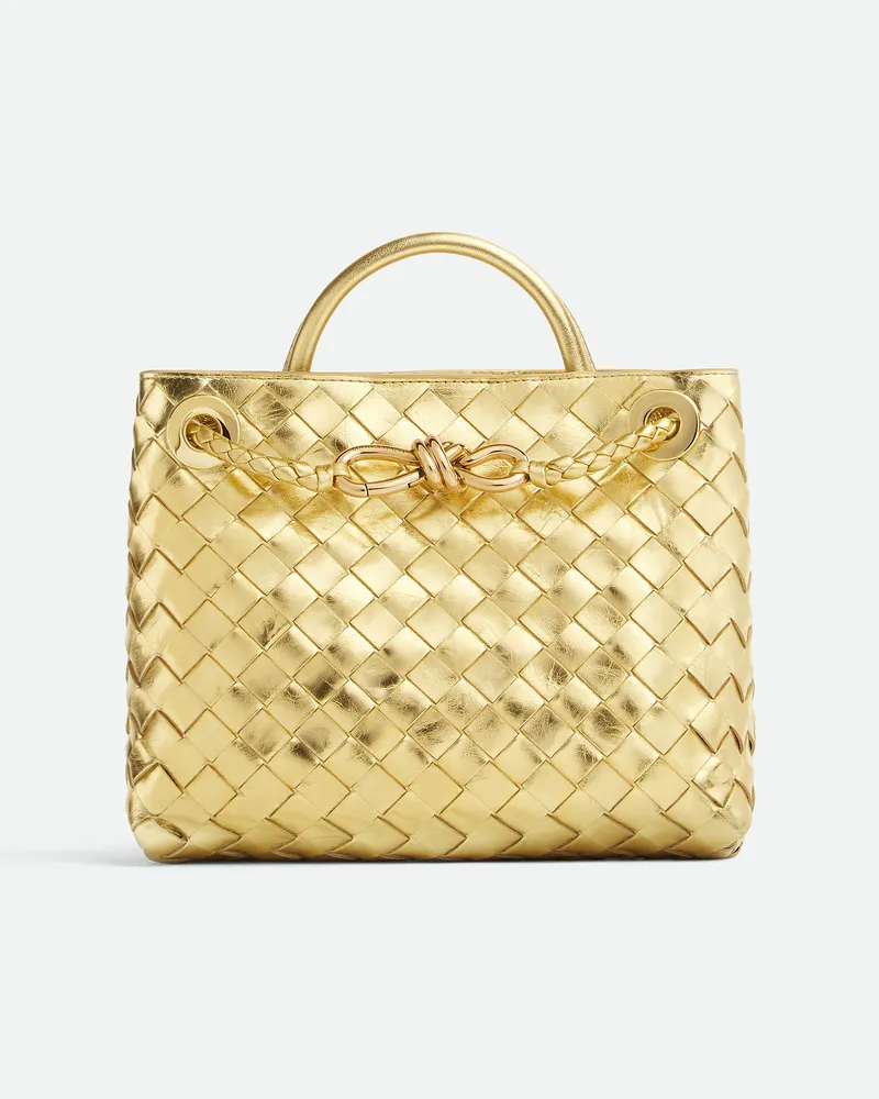 Bottega Veneta Kleine Andiamo - Gold - Damen - 100% Lammleder Gold