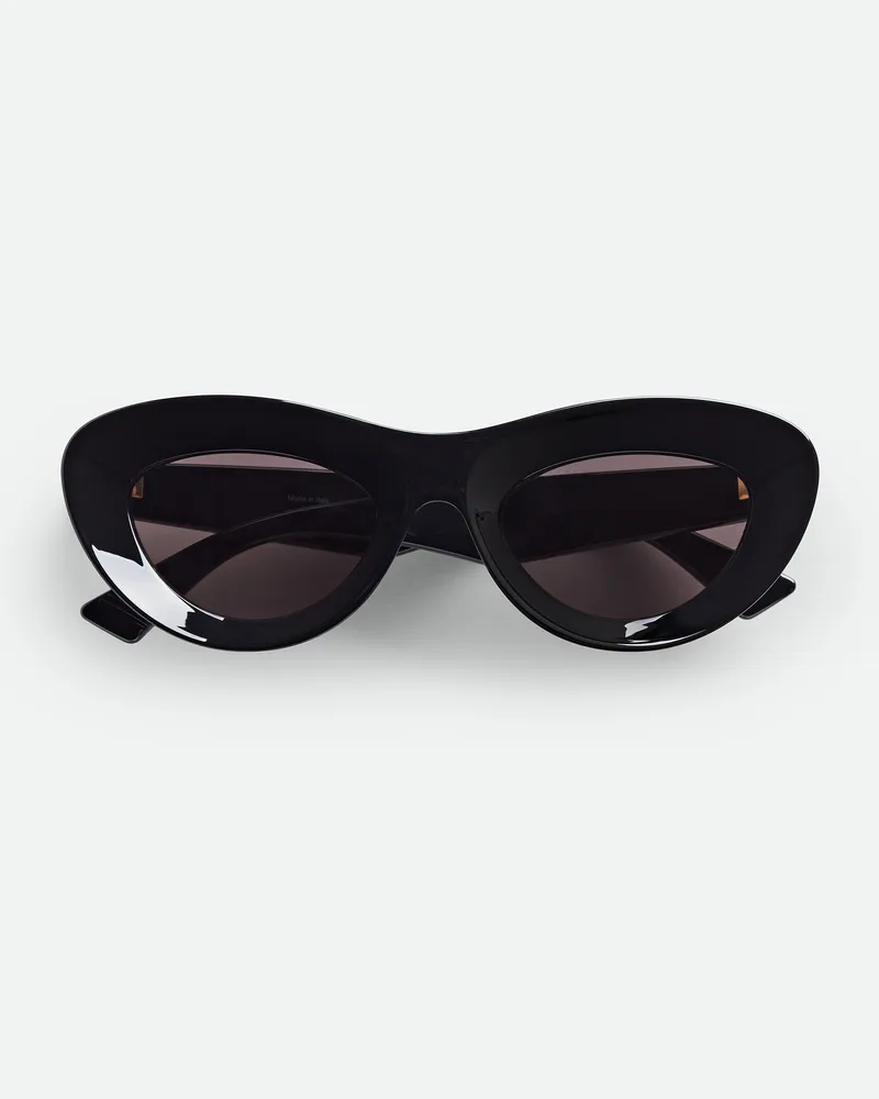 Bottega Veneta Sharp Cateyesonnenbrille Black