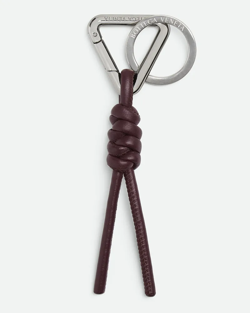 Bottega Veneta Triangle Schlüsselanhänger Dark