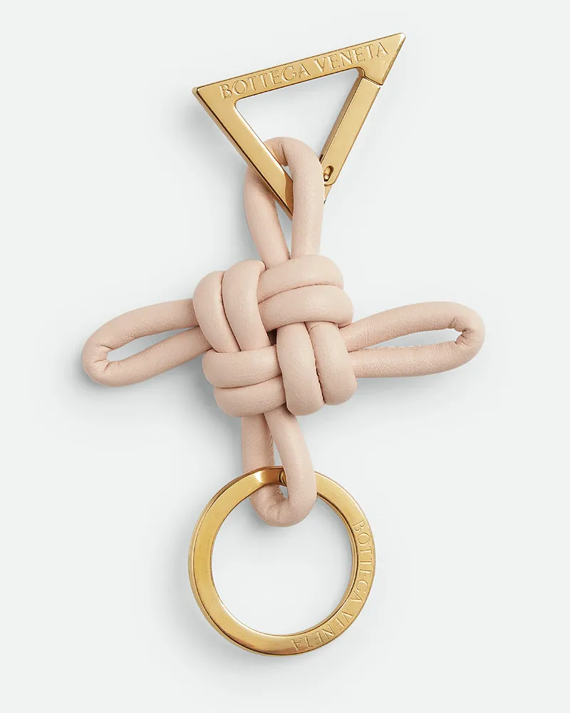 Bottega Veneta Triangle Key Ring Cameo
