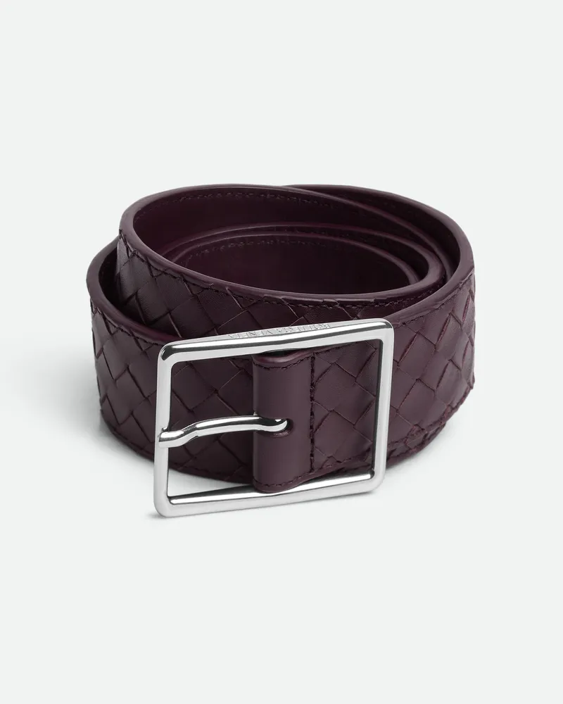 Bottega Veneta Intrecciato Piccolo Gürtel Dark