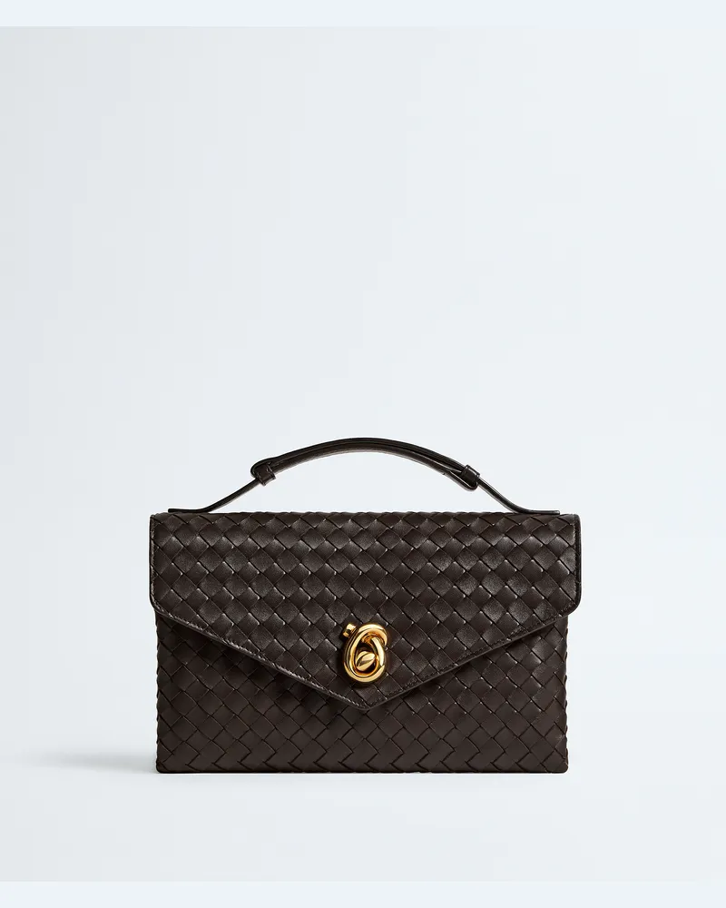 Bottega Veneta Knot Lock - Braun - Damen - 100 % Lammleder Braun