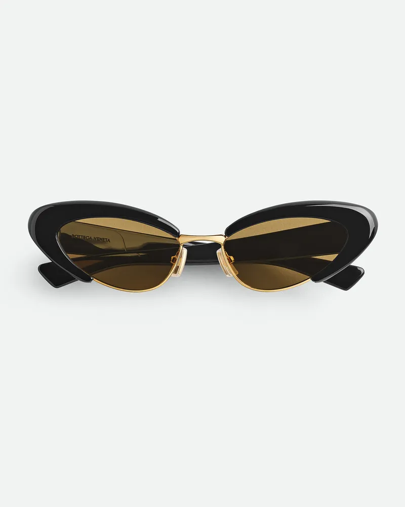 Bottega Veneta Angle Cateye Sonnenbrille Black