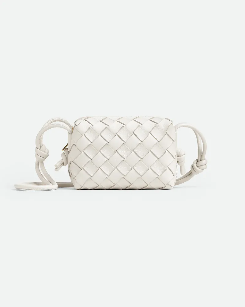 Bottega Veneta Candy Loop - Weiß - Unisex - Lammleder Weiß