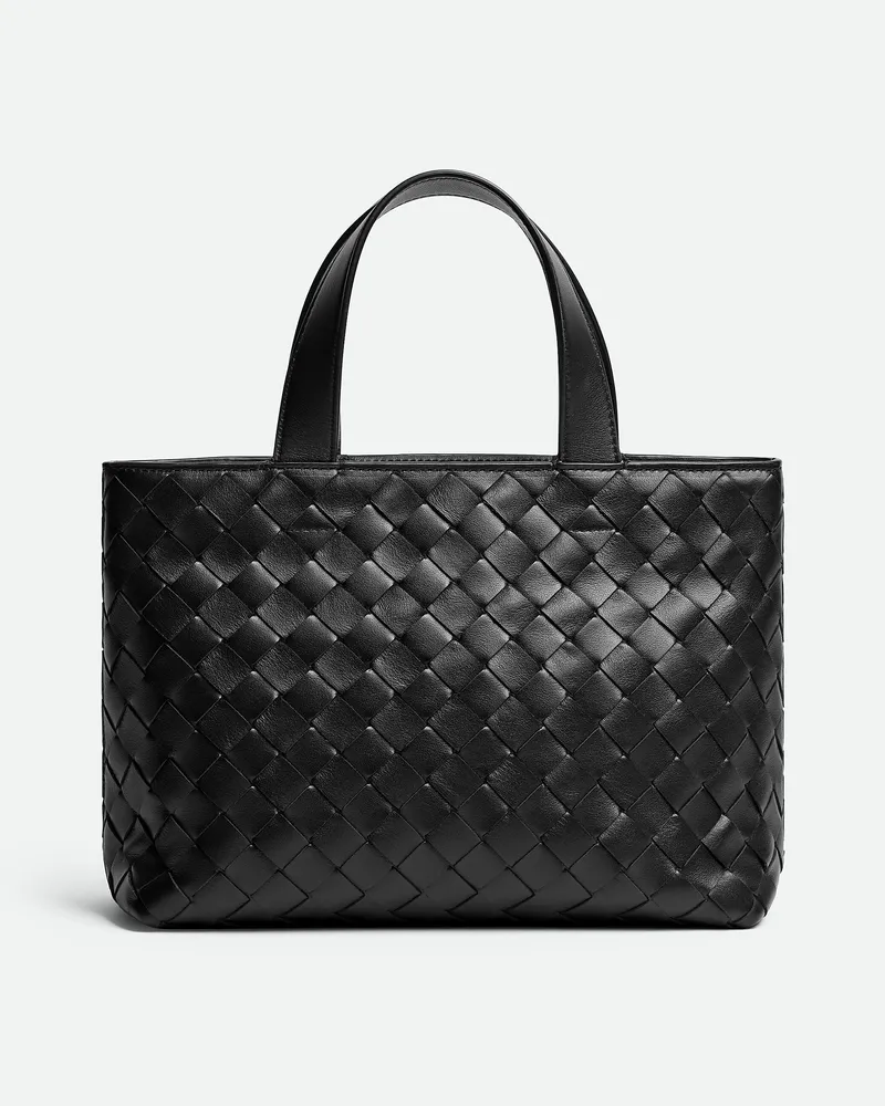 Bottega Veneta Mini Intrecciato Tote Mit Zip - Schwarz - Herren Schwarz