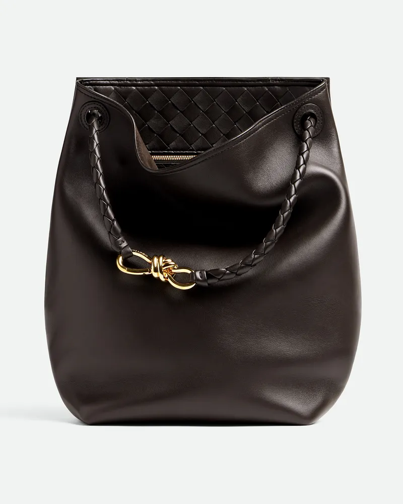 Bottega Veneta Andiamo Beuteltasche Fondant
