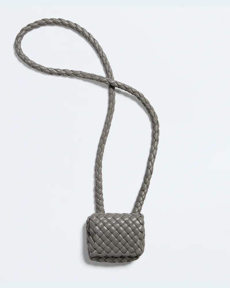 Bottega Veneta Tosca AirPods-Etui mit Riemen-Grau - Unisex Grau