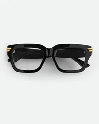 Bottega Veneta Qadratische Mitre Brille Black