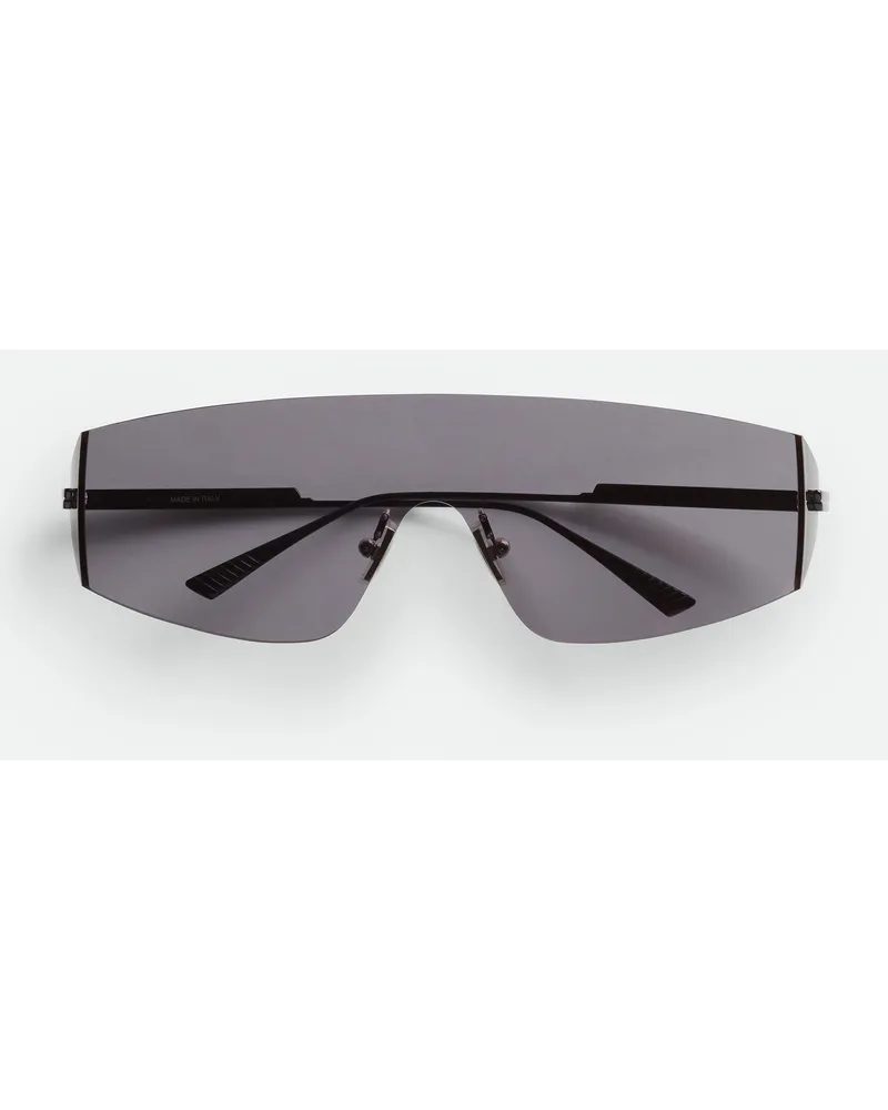 Bottega Veneta Ftristic Shield Sonnenbrille Black