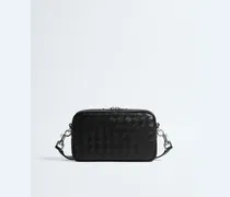 Kleine Intrecciato Camera Bag-Schwarz - Herren
