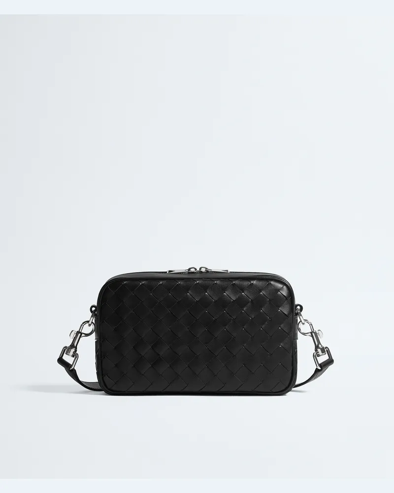 Bottega Veneta Kleine Intrecciato Camera Bag-Schwarz - Herren Schwarz
