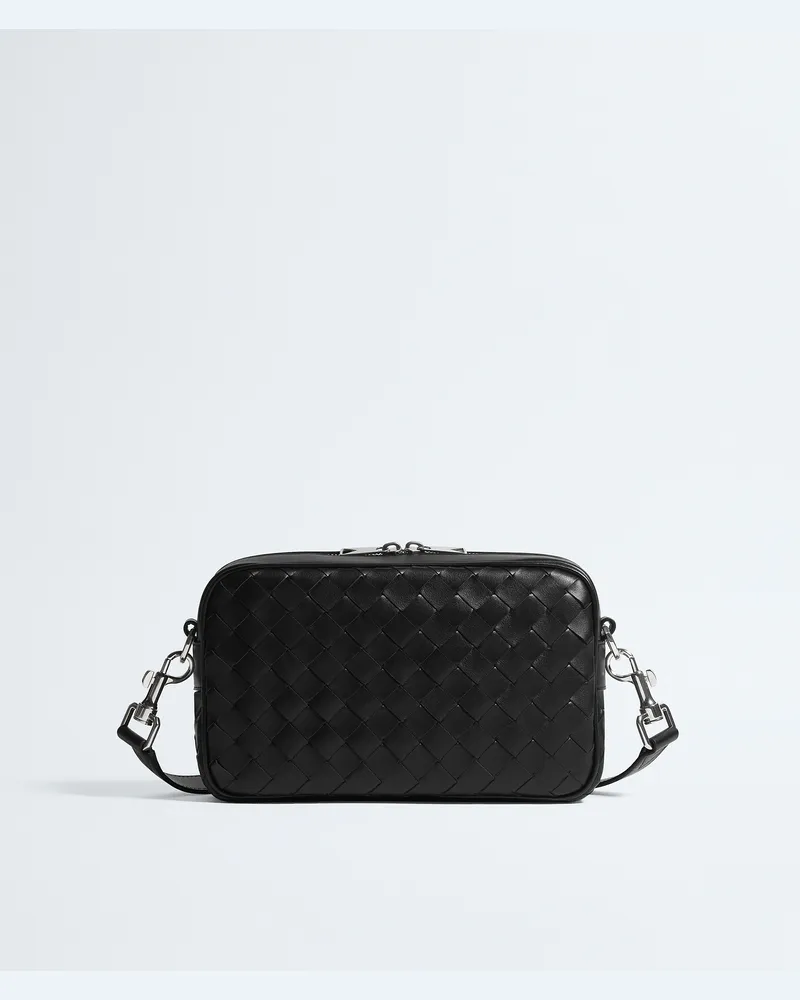 Bottega Veneta Kleine Intrecciato Camera Bag-Schwarz - Herren Schwarz