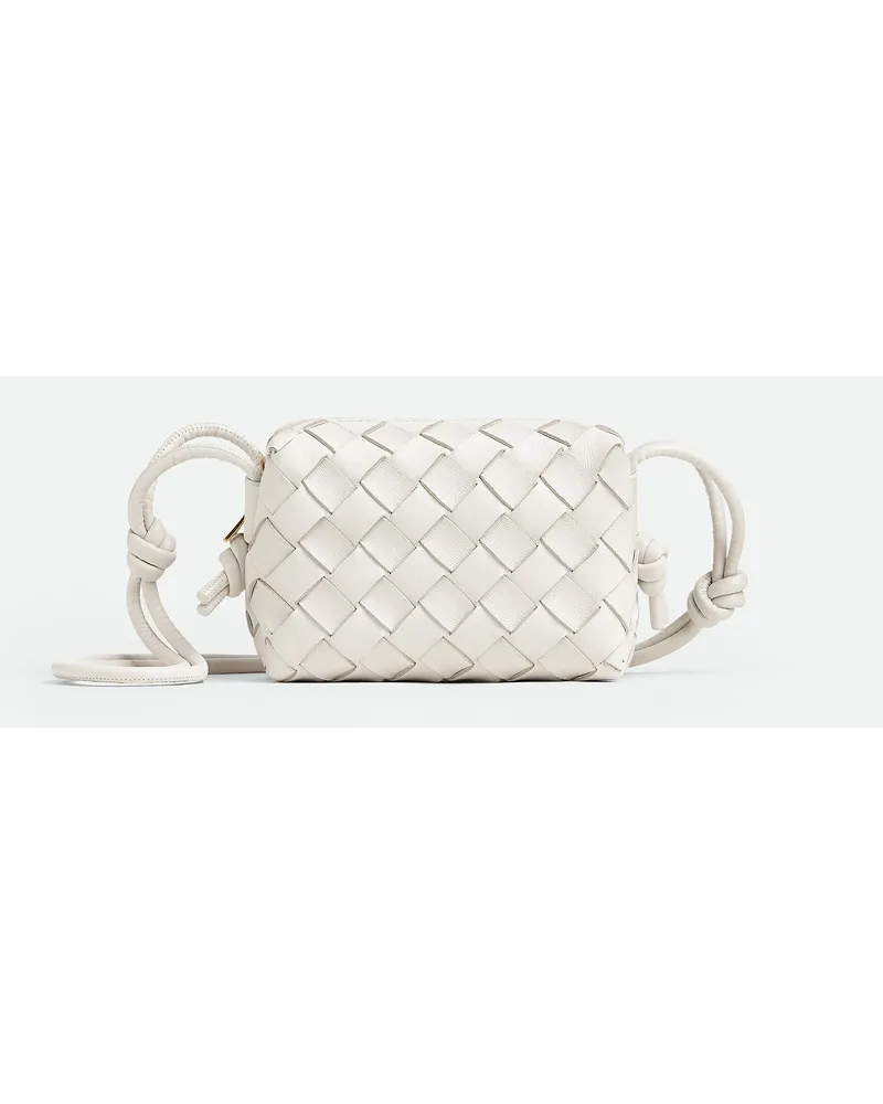 Bottega Veneta Candy Loop Kameratasche White