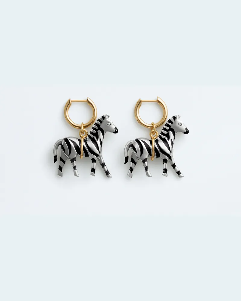 Bottega Veneta Animals Ohrringe-Schwarz - Damen Schwarz