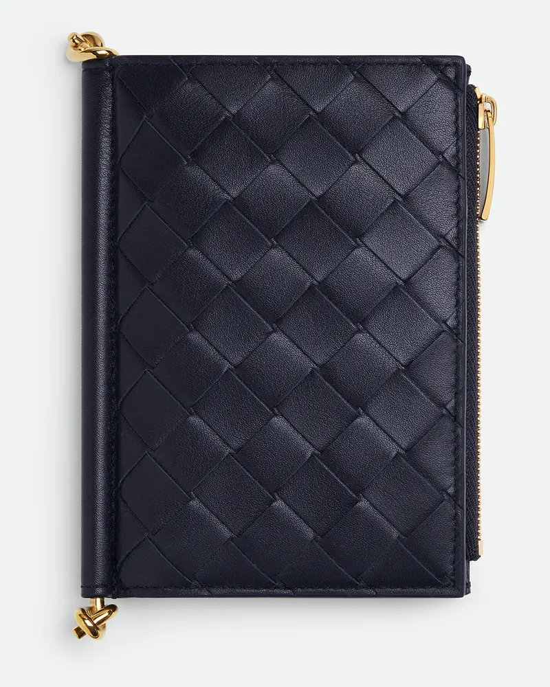Bottega Veneta Mittelgroßes Solstice Bi-fold Portemonnaie Nocturnal