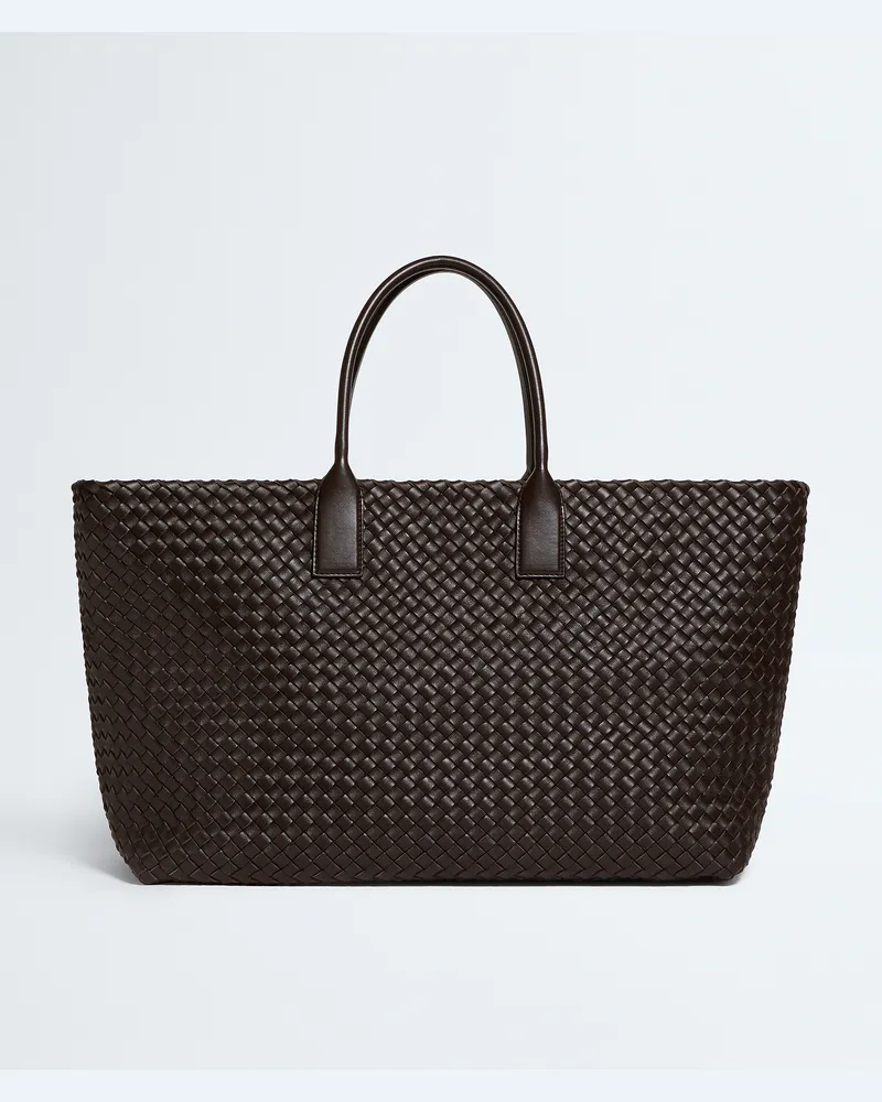 Bottega Veneta Große Cabat - Braun - Damen - 100 % Lammleder Braun