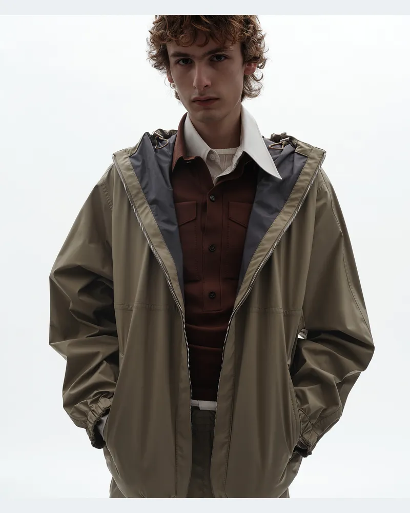 Bottega Veneta Funktionaler Kapuzenblouson-Beige - Herren Beige