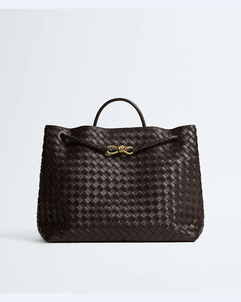 Bottega Veneta Große Andiamo - Braun - Damen - 100 % Lammleder Braun