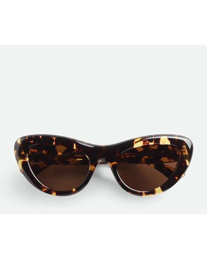 Bottega Veneta Bombe Cat Eye Sonnenbrille Havana