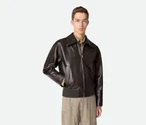 Lederblouson-Braun - Herren