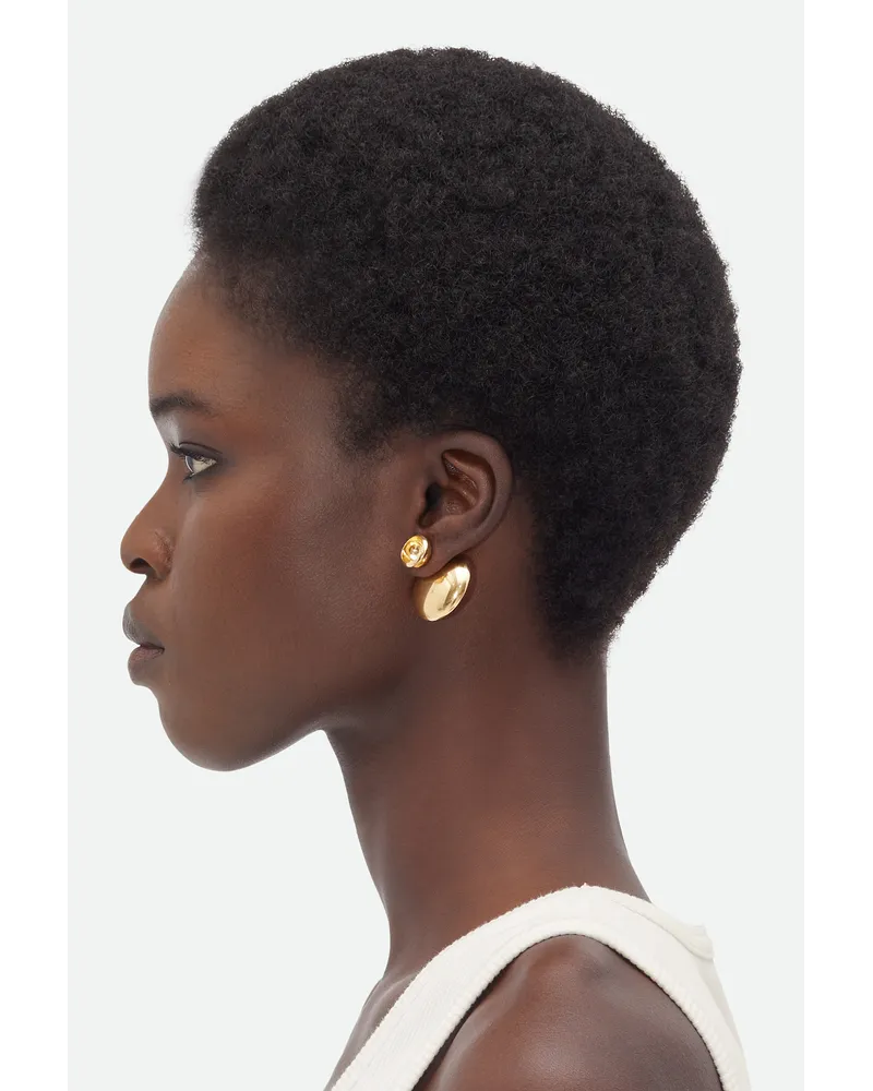 Bottega Veneta Concave Ohrringe Yellow