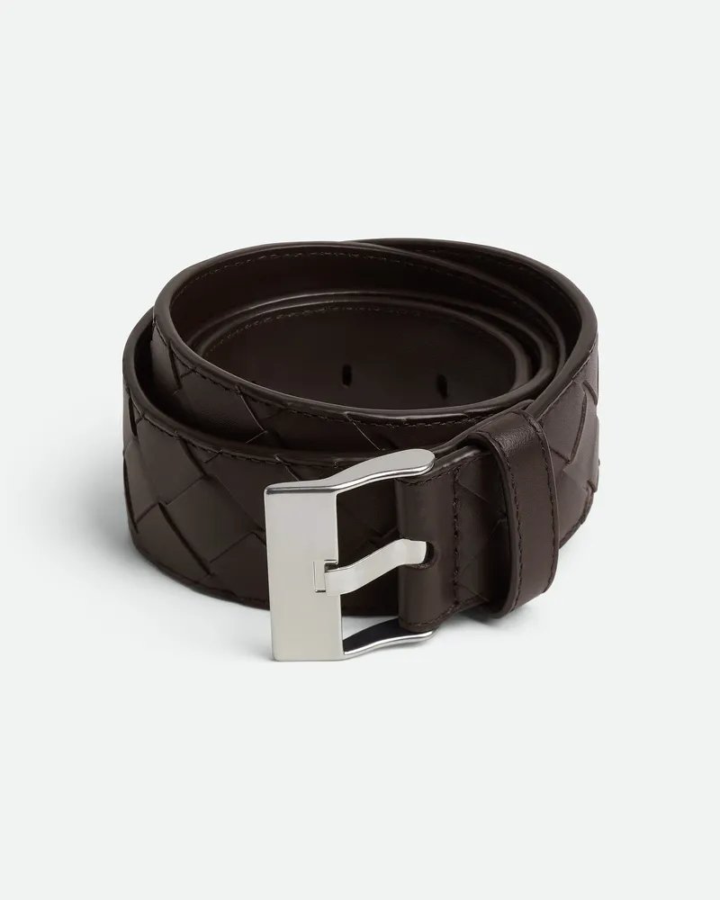 Bottega Veneta Watch Buckle Gürtel - Braun - Herren 100 % Kalbsleder Braun